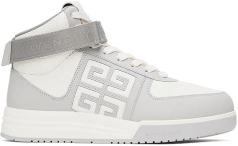 givenchy schoenen heren|Givenchy white and grey sneakers.